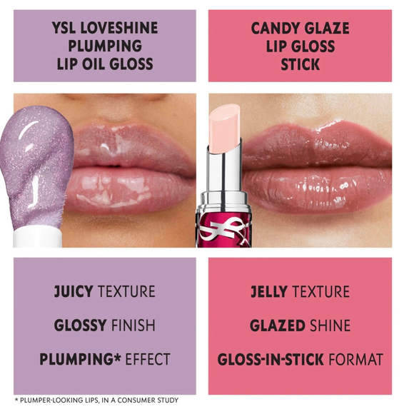 YSL LOVESHINE PLUMPING LIP OIL GLOSS - SHADE 01 THUNDER STEALER - Picture 7 of 8